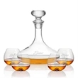 Stratford Decanter & Boston Stemless Cognac | https://www.bestnamebadges.com