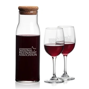 Aviston Carafe & Farnham Wine | https://www.bestnamebadges.com