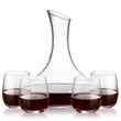 Kanata Carafe & Crestview Stemless Wine Set | https://www.bestnamebadges.com