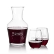 Summit Carafe & Stanford Stemless Wine | https://www.bestnamebadges.com