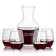 Summit Carafe & Stanford Stemless Wine | https://www.bestnamebadges.com
