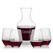 Summit Carafe & Mandelay Stemless Wine Set | https://www.bestnamebadges.com