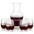 Summit Carafe & Crestview Stemless Wine Set | https://www.bestnamebadges.com
