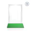 Messina VividPrint™ Award on Newhaven Base - Green | https://www.bestnamebadges.com