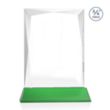 Messina VividPrint™ Award on Newhaven Base - Green | https://www.bestnamebadges.com