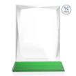 Messina VividPrint™ Award on Newhaven Base - Green | https://www.bestnamebadges.com