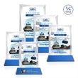 Messina VividPrint™ Award on Newhaven Base - Blue | https://www.bestnamebadges.com