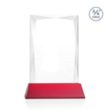 Messina Award on Newhaven Base - Red | https://www.bestnamebadges.com