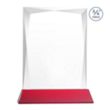 Messina Award on Newhaven Base - Red | https://www.bestnamebadges.com