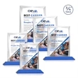 Messina VividPrint™ Award - Blue | https://www.bestnamebadges.com