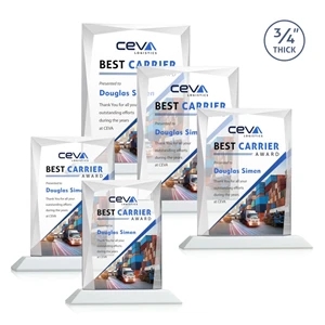 Messina VividPrint™ Award - White | https://www.bestnamebadges.com
