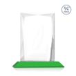 Messina VividPrint™ Award - Green | https://www.bestnamebadges.com