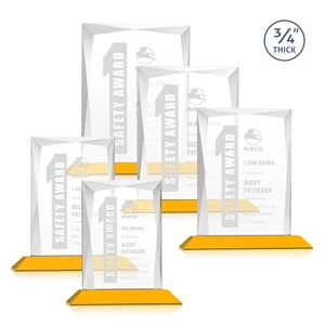 Messina Award - Amber | https://www.bestnamebadges.com