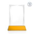 Messina Award on Newhaven Base - Amber | https://www.bestnamebadges.com