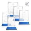 Messina Award on Newhaven Base - Blue | https://www.bestnamebadges.com