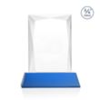 Messina Award on Newhaven Base - Blue | https://www.bestnamebadges.com