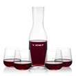 Caldmore Carafe & Howden Stemless Wine | https://www.bestnamebadges.com