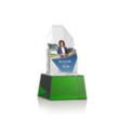 Barrhaven VividPrint™ Award on Base - Green | https://www.bestnamebadges.com