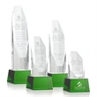 Barrhaven Award on Base - Green | https://www.bestnamebadges.com