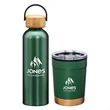 Bambus Bottle & Tumbler Gift Set | https://www.bestnamebadges.com