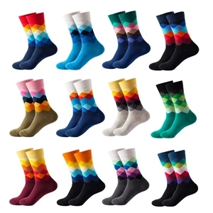Cotton Blend Crew Socks, 200 needle