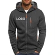 Full-Zip Hooded Sweatshirt | https://www.bestnamebadges.com