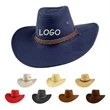 Western Suede Cowboy Hat | https://www.bestnamebadges.com