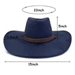Western Suede Cowboy Hat | https://www.bestnamebadges.com
