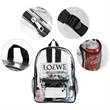 Security Clear PVC Backpack | https://www.bestnamebadges.com