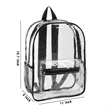 Security Clear PVC Backpack | https://www.bestnamebadges.com
