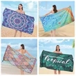 Full Color 250gsm Microfiber Beach Towel | https://www.bestnamebadges.com
