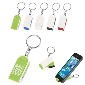 2 In 1 Phone Holder And Swivel Screen Cleaner