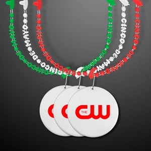 Cinco De Mayo Party Beads with Medallion (Non Light Up)