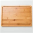 Square Wood Dinner Plate | https://www.bestnamebadges.com