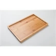 Square Wood Dinner Plate | https://www.bestnamebadges.com