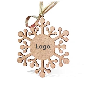 Wooden Snowflake Ornaments