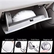 Folding Car Sun Visor | https://www.bestnamebadges.com