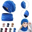 Slouchy Beanie Hat Scarf Set | https://www.bestnamebadges.com