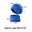 Slouchy Beanie Hat Scarf Set | https://www.bestnamebadges.com