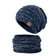 Slouchy Beanie Hat Scarf Set | https://www.bestnamebadges.com