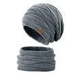 Slouchy Beanie Hat Scarf Set | https://www.bestnamebadges.com