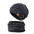 Slouchy Beanie Hat Scarf Set | https://www.bestnamebadges.com