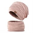 Slouchy Beanie Hat Scarf Set | https://www.bestnamebadges.com