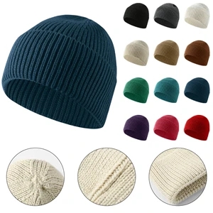 Winter Knit Beanie Hat