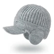 Winter Visor Hat with Earflaps | https://www.bestnamebadges.com