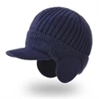Winter Visor Hat with Earflaps | https://www.bestnamebadges.com