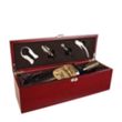 Single Wine Box with Tools | https://www.bestnamebadges.com