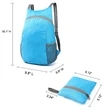 Lightweight Foldable Outdoor Travel Backpack | https://www.bestnamebadges.com