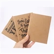 Custom Logo A6 Kraft Paper Cover Small Book | https://www.bestnamebadges.com