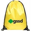 Premium Football Fabric Large Size Drawstring (15"x18") | https://www.bestnamebadges.com